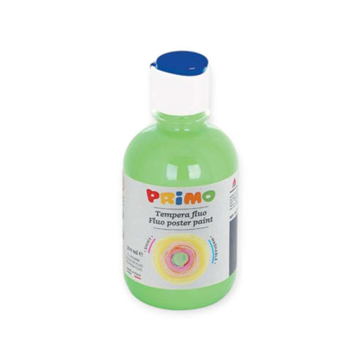 Picture of PRIMO 300ML FLUORESCENT POSTER PAINT GREEN BRIGHT